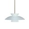 Besa Lighting Trilo 15 Stem Pendant, Frost, Satin Nickel Finish, 1x75W Incandescent 1TT-451325-SN - alternate 1